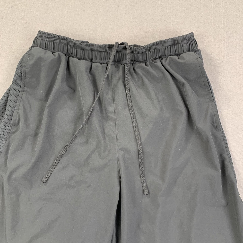 Under Armour Shorts Womens Med Black Athletic Training Mesh Pockets Drawstring - Picture 3 of 12